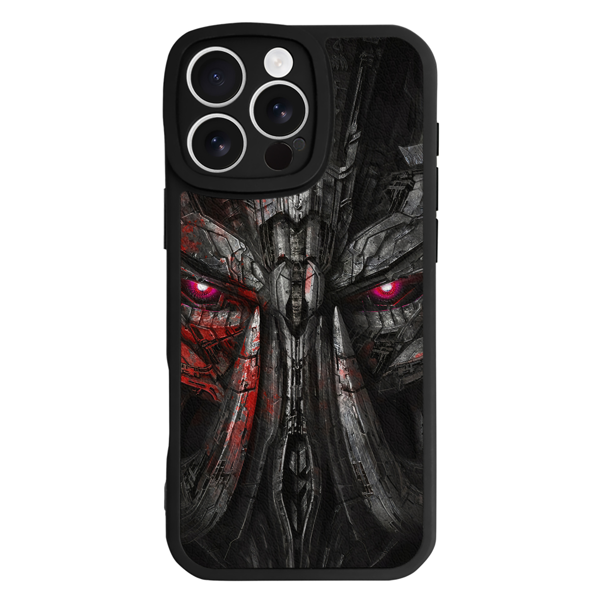 （画像用） Transformers トランスフォーマー 【iPhone 16シリーズ対応】シリコンスマホケース（レザー調） 材質：シリコン